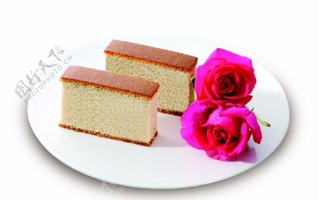 玫瑰长崎蛋糕图片