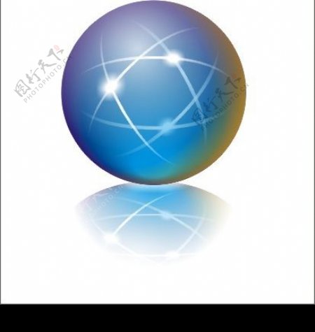 CorelDRAW9绘制的水晶球图片