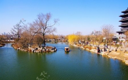 明湖新景图片