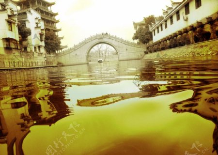 三河古镇桥图片