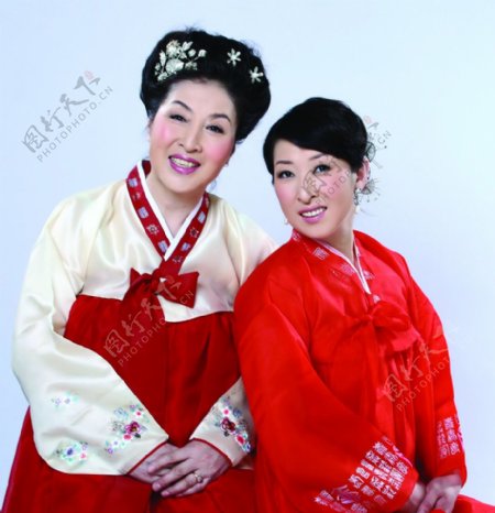 朝鲜妇女图片