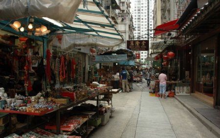 香港摩啰街街景图片