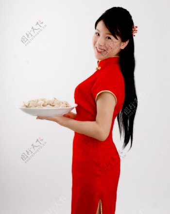 水饺代言图片