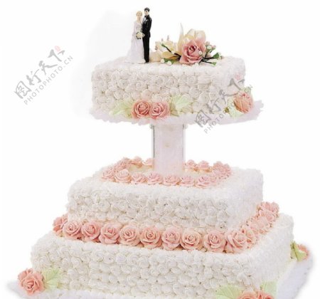 西式婚礼蛋糕图片