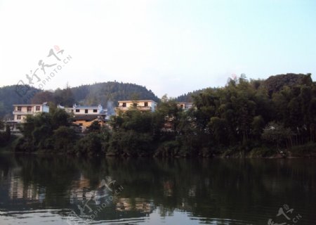 皖南山水古村图片