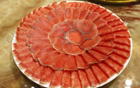 牛舌肉火锅原料图片