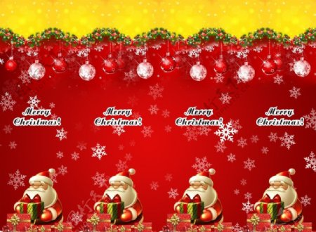 2013圣诞节喜庆背景包柱图片