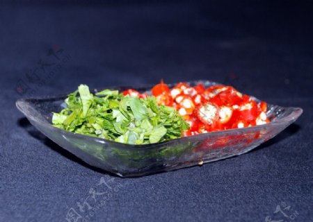 红椒香菜图片
