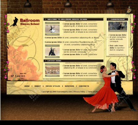 舞蹈网站图片