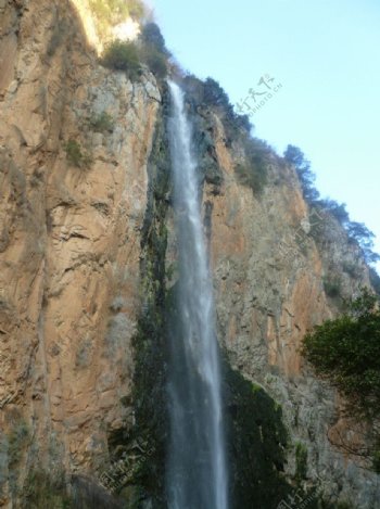 观音峡瀑布图片