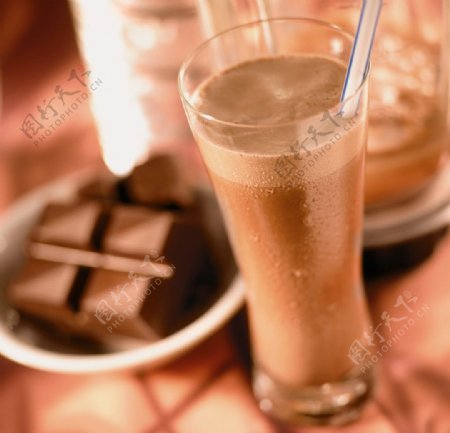 巧克力奶茶图片