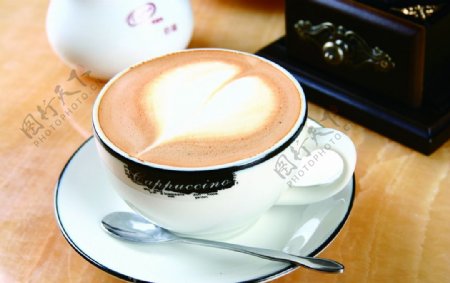 卡布基诺咖啡高清图片