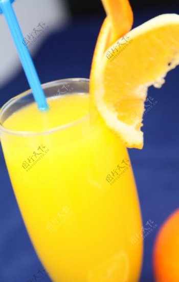 橙汁摄影图图片