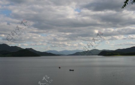 美丽的松花湖图片