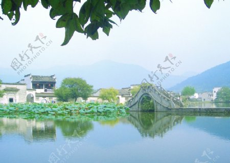 安徽宏村景观图片