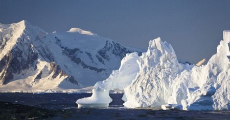 冰山景观图片