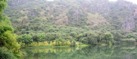 丽江山水森林风光图片