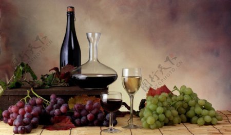 红酒葡萄酒葡萄图片