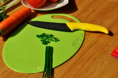 陶瓷刀菜板图片