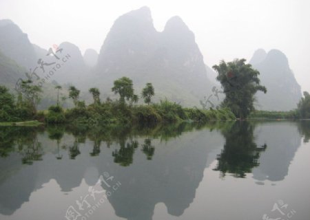 桂林山水之遇龙河山水风景图片