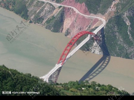 巫山长江大桥图片