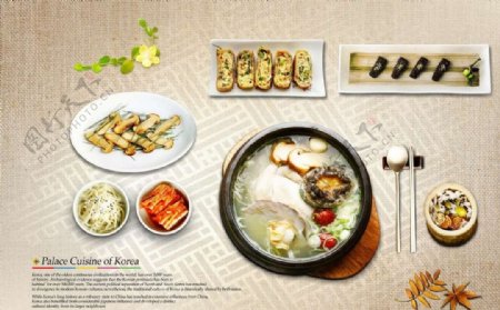 韩国料理美食素材图片