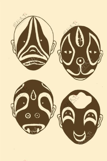 面具脸谱图片