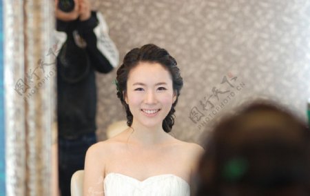 亚洲美女写真韩国新娘图片