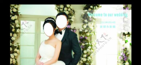 婚纱照婚纱照模板素材下载图片