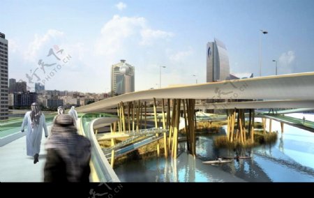 跨海大桥效果图图片