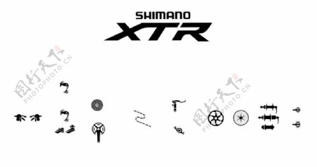 自行车禧玛诺XTR套件图片