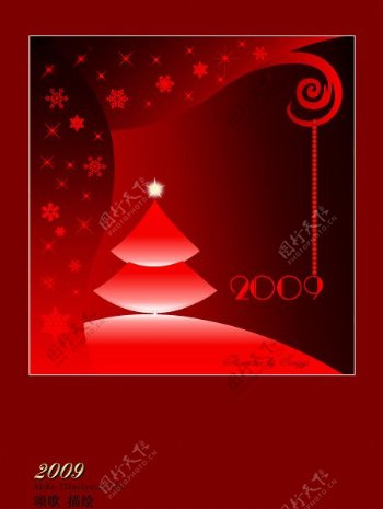 2009圣诞节矢量素材图片