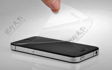 iPhone4防指纹保护膜图片