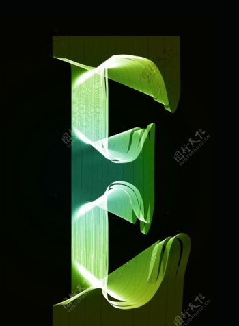 字母E设计图片