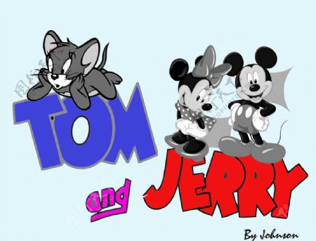 米老鼠和jerry图片