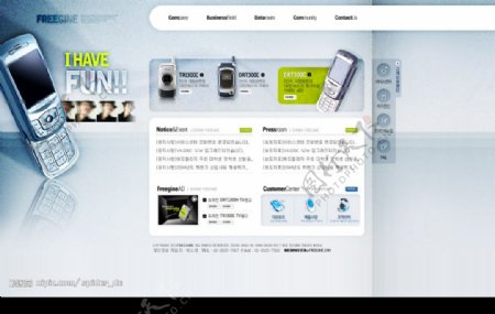韩国企业门户网站03图片