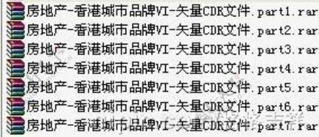 房地产香港城市品牌VI矢量CDR文件图片