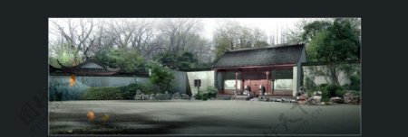 苏州园林景观设计效果图四图片