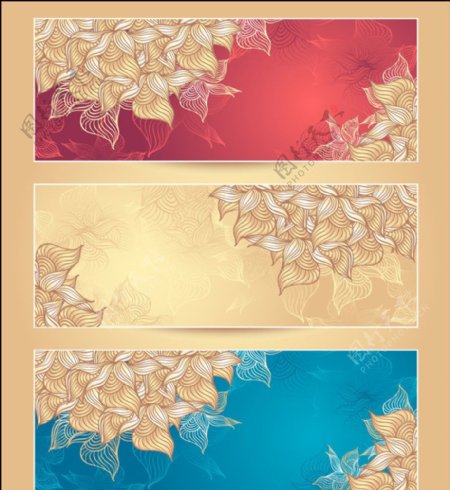 手绘花卉卡片图片