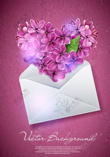 花纹花卉卡片贺卡图片