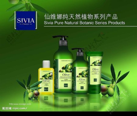 仙维娜纯天然植物系列产品图片