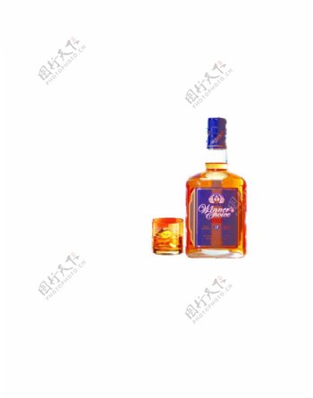 圣捷威威士忌酒瓶图片