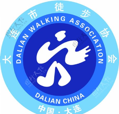 徒步协会标志图片