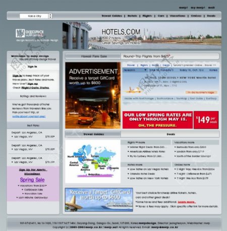 商务感灰色网站模板图片