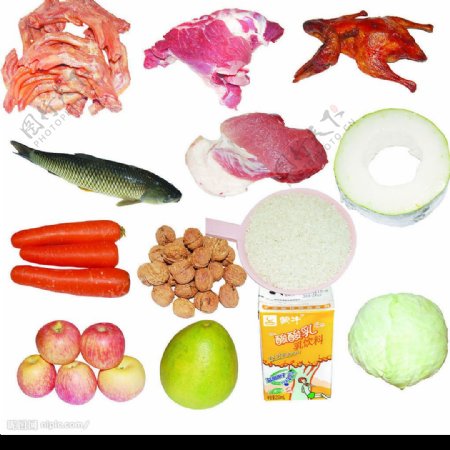 超市生鲜食品PSD分层图片
