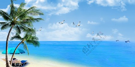 沙滩海景图片