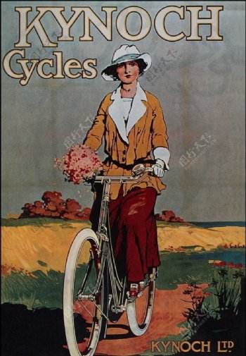 经典自行车广告图片