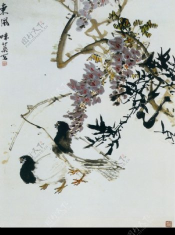 中国现代花鸟0028