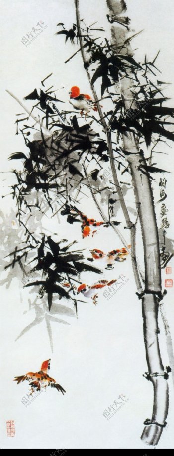 中国现代花鸟0070