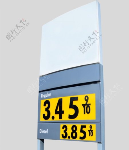 燃料价格标识牌